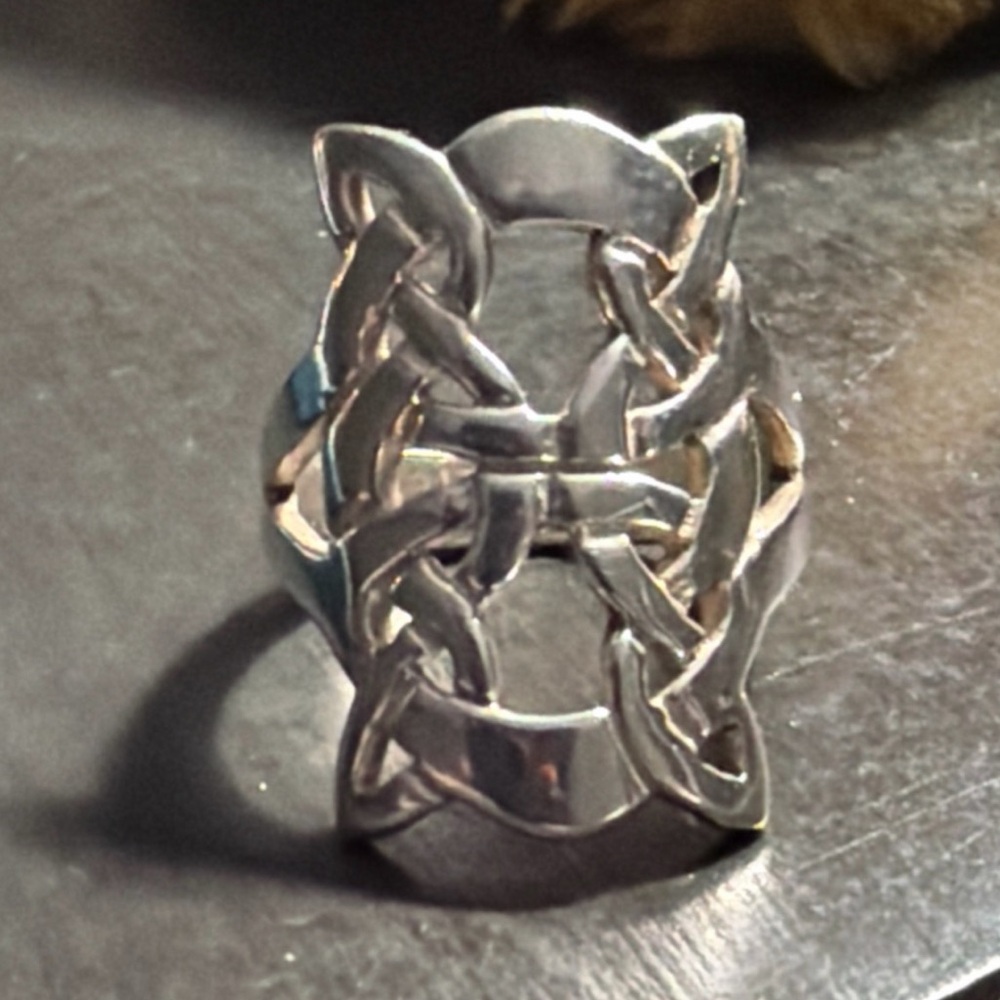 Sterling Silver Celtic Infinity Knot Ring